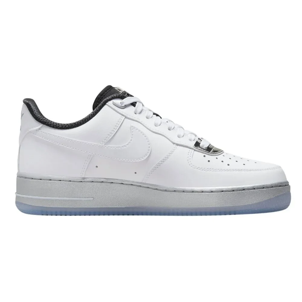 Nike Air Force 1 ’07 SE ‘White Metallic Silver’ DX6764-100 - Size 6 Women - Picture 4 of 10